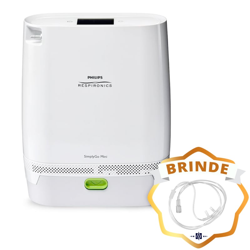 Concentrador de Oxigênio Portátil SimplyGo Mini com bateria estendida Philips Respironics
