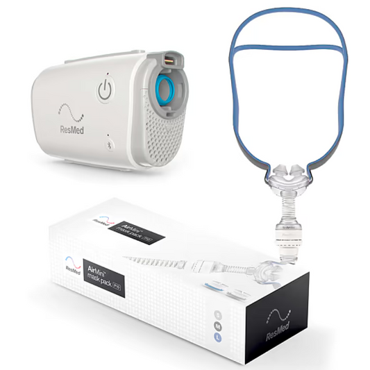 Kit CPAP Portátil Automático AirMini com Máscara AirFit P10 - ResMed